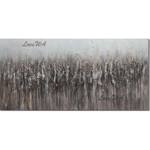 Dark Color Abstract Design Textured Acrylic Canvas Wall Decor Picture Hand Painted No Frame Oil Painting Wall Hangings Art
