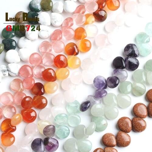 Natural Water drop Beads Loose Beads For Jewelry Making 7.5inches Faceted Agates/Turquois/jader Diy Jewelry 10x12mm