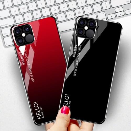 Tempered Glass Case For iPhone 12 11 Pro Max Mini Case Luxury Star Space Bumper For iPhone 7 8 XR XS Max SE 2020 X 6s Plus Cover