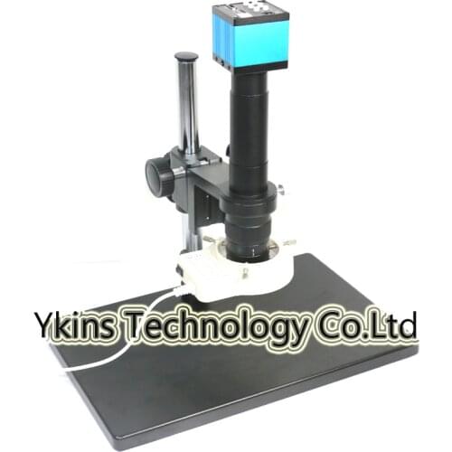 Free Shipping 16MP 1080P HDMI USB TF card video digital microscope camera +180X 300X C-Mount Lens smartphone PCB IC repair