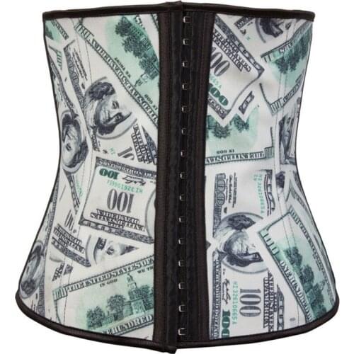 Slimming body shaper waist shaper corset latex corset dollar pattern rubber corsets underwear trainer