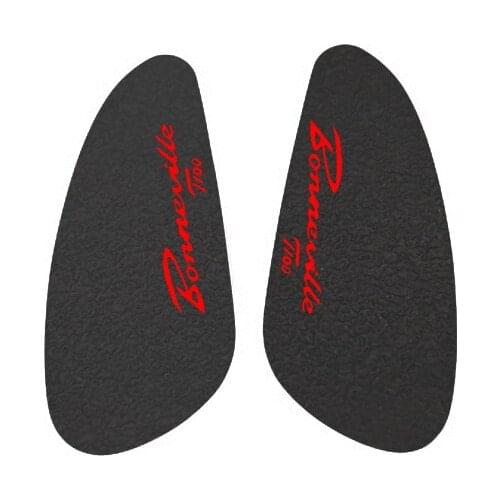 For Triumph BONNEVILLE SE/T100/Black Motorcycle Cafe Racer Gas Fuel tank Leather Sticker Protector Sheath Knee Tank pad