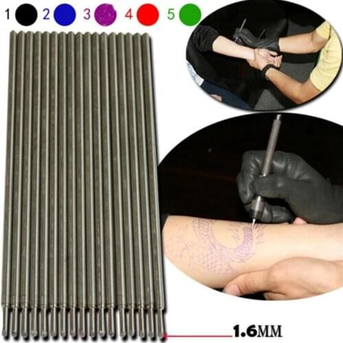 Tattoo Marker Pen Tattoo Supplies Microbalcing Pen Skin Marker Pen Scribe Tool Permanent Ink 1.6mm Ball for Dawing Flash