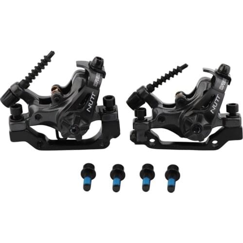 NUTT MTB Mechanical Disc Brake Two sides Braking Force Aluminium Alloy Mountain Bike Clamp Bike caliper Set