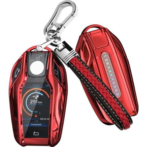 Soft TPU Car LED Display Key Case Cover For BMW 5 7 series G11 G12 G30 G31 G32 i8 I12 I15 G01 X3 G02 X4 G05 X5 G07 X7 Accessorie