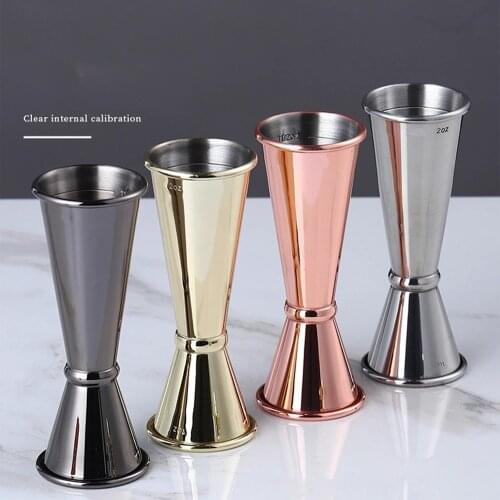 Stainless Steel Measuring Cup, Ounce Cup, Wine Measuring Device, Double Head Cocktail Glass, Double Cup Shaker, Kitchen Gadget