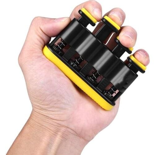 New Finger Trainer Hand Grip Fitness Equipment Piano Guitar Strengthener Adjustable Power Training Finger Exerciser Trainers