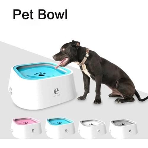 Dog Supplies Pet Dog Cat Floating Bowl Water Drinker Non Wet Mouth Splash Water Bowl Cat Portable Water Dispenser Puppy Dog Bowl