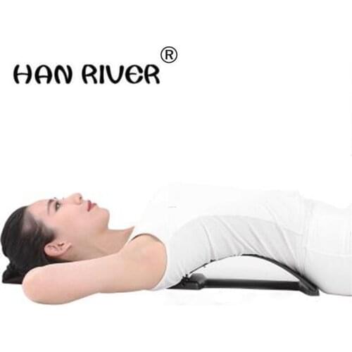 Lumbar disc protruding traction type waist massage, rely on the support of vertebral body waist massage pad