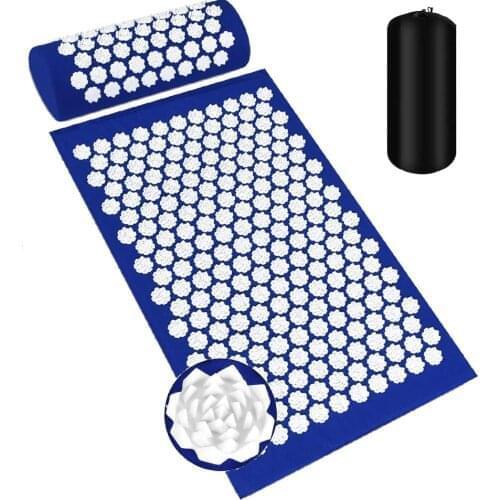 Shiatsu Pad Back Massage Stimulates Acupuncture Points To Relax Muscle Massage Neck Shiatsu Pillow Yoga Mat