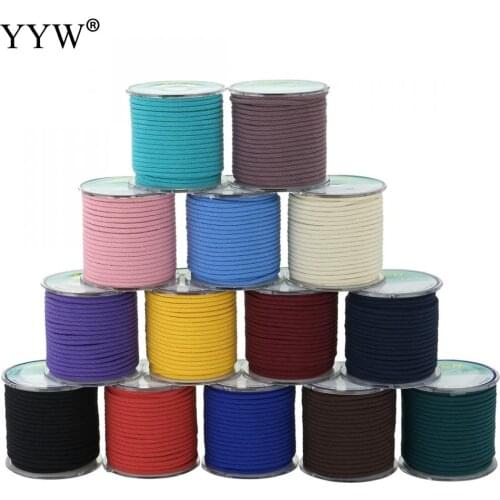 New 10m/Spool 3MM Macrame Rope Satin Rattail Nylon Cord/String Kumihimo Chinese Knot Cord DIY Bracelet Necklace Jewelry Findings