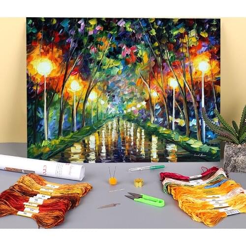 Lights Hope Printed 11CT Cross Stitch Complete Kit Embroidery DMC Threads Needlework Handicraft Painting Sewing Stamped