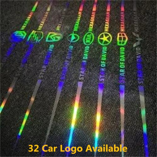 Reflective Sticker With Car Emblem for Car Full Body For Toyota Hyundai Ford VW Jeep Buick Mazda Honda Benz decorative sticker