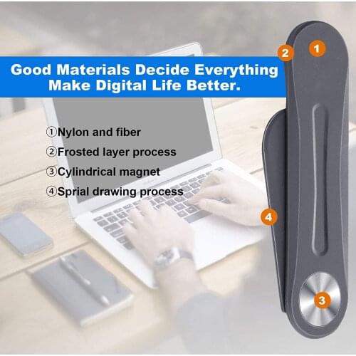 2021 trend product Multifunctional notebook computer with extended screen side plastic design magnetic foldable universal stand