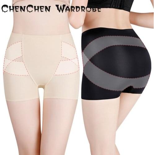 Seamless Women Safety Shorts Pants High Waist Slimming Panties Female High Waist Boyshorts Postpartum Belly Panties