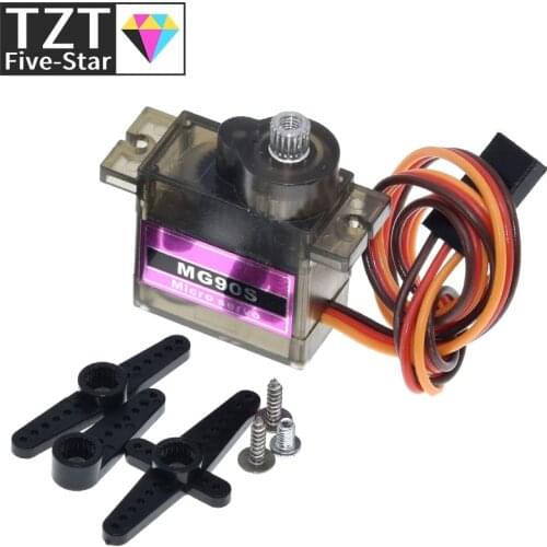 TZT MG90S Metal gear Digital 9g Servo For Rc Helicopter plane boat car MG90 9G IN STOCK