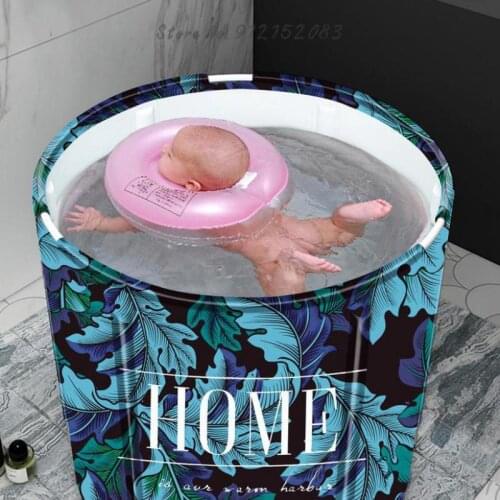 Bath Bucket Adult Foldable Household Bath Bucket Bathtub Artifact Childrens Bathtub Bathtub Whole Body Adult Bath Bucket