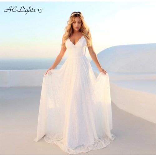 Summer Long White Party Dress Women Ladies Spaghetti Strap Lace Maxi Dress Formal Wedding Evening Party Ball Prom Gown Dresses