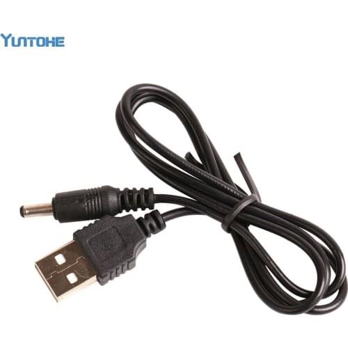 100pcs/lot 60CM/2FT USB Charger Cable to DC 3.5 mm Plug/Jack DC3.5 Power Cable