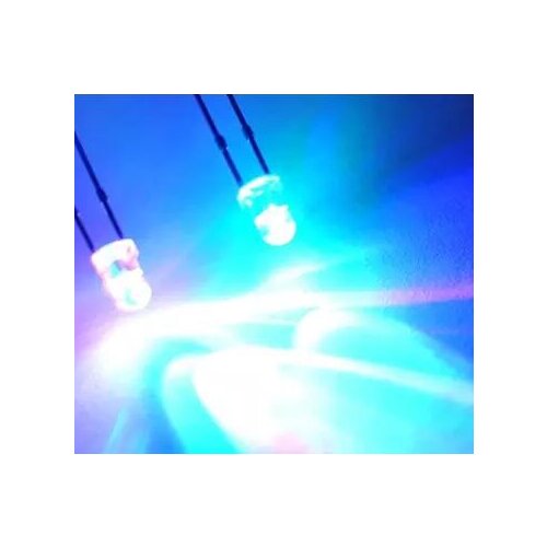 2 colors x50pcs = 100pcs Highlight 3mm colorful flash / LED light-emitting diode / 3mm colorful flash slow