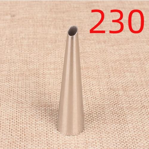 230# Straight Tube Puff Cream Injection Squeezed into the Decorating Mouth 304 Stainless Steel Baking DIY Tool