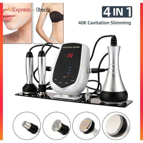 40KHz Cavitation Slimming Machine Radio Frequency Fat Burner Body Slimming Massager Weight Loss Machine Skin Lifting For Spa
