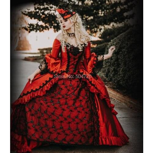 Tailored! 18 Century French Duchess Retro medieval Renaissance Reenactment Theatre Civil war Victorian dress HL-478