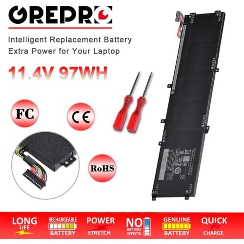 11.4V 97WH 6GTPY Laptop Battery for Dell XPS15 9560 9550 precision 5510 5520 M5520 series