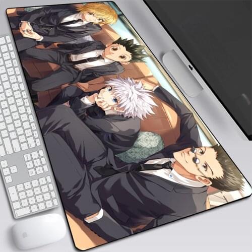 Hunter X Hunter Mats 900x400 Mass Pattern Gaming Mouse Pad Big Keyboard Mousepad Hot Sales Gamer Accessories Padmouse