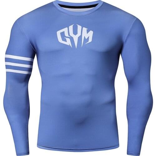 ZRCE Brand Long Sleeve Compression Shirt Men Quick Dry Gym T Shirt Fitness Sport Male Rashgard Workout Traning Tights