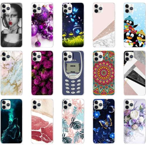 For Fundas iPhone 11 pro Case Cover Apple iPhone 11pro max Cute Minnie Silicone Cover Case For iphone 11 capas