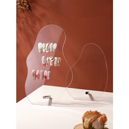 False Nail Tips Color Display Holder Nail Art Display Stand Acrylic Gel Polish Holder Manicure Showing Shelf Tools