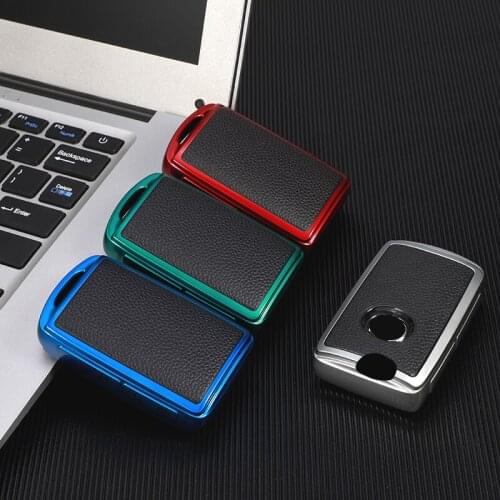 For Mazda 3 Alexa CX4 CX5 CX-5 CX8 CX-30 Leather TPU Car Remote Key Cover Case Bag Holder Shell Protector Keychain