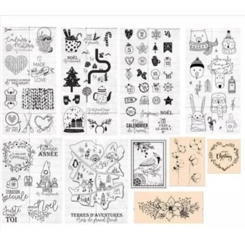 French Transparent Clear Stamp for DIY scrapbooking/Card Making C500