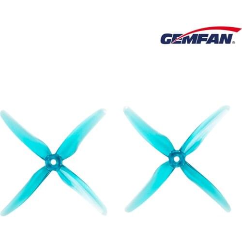 GEMFAN Hurricane 51455 5.1X4.55X4 4-Blade PC X Propeller for RC FPV Racing Freestyle 5inch 5.1inch 4S 6S Drones 2205 2306 2407