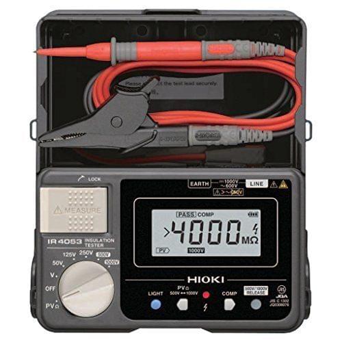HIOKI Insulation Tester IR4053-10 IR4053 Digital for Photovoltaic Generation Systems Solar power 600 V AC/ 1000 V DC meter