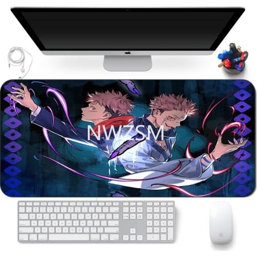 Anime Jujutsu Kaisen Itadori Yuji Fushiguro Megumi Printed computer keyboard and mouse pad