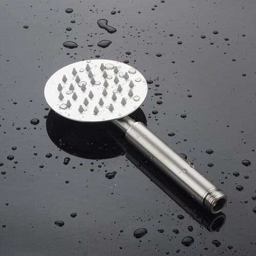 Round & Square Stainless Steel Ultra-thin Showerheads Rainfall Shower Head Rain Shower Chrome Finish Shower Accessories