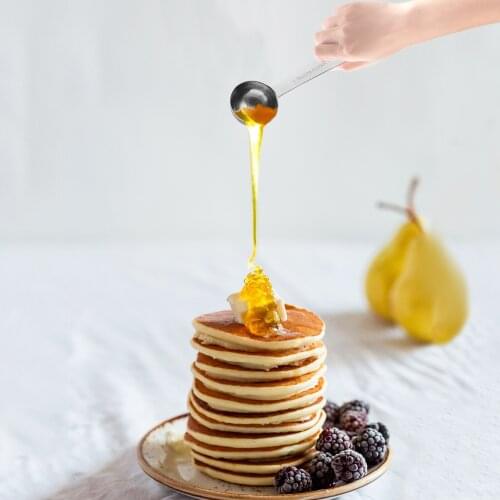 6 Pcs Measuring Spoons Set Stainless Steel Metal Measuring Spoons for Cooking Baking for Measuring Dry and Liquid Ingredients