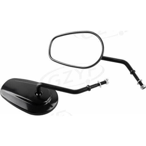 Motorcycle Rear View Rearview Side Wing Mirrors Replacement For Harley Davidson 1965-2015 All Models Universal 2Pcs