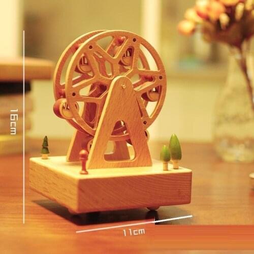 Caixa Muzik Kutusu Carousel Muziekdoos Madera Carillon Scatole Musicali Wooden De Boite A Musique Musica caja Musical Music Box