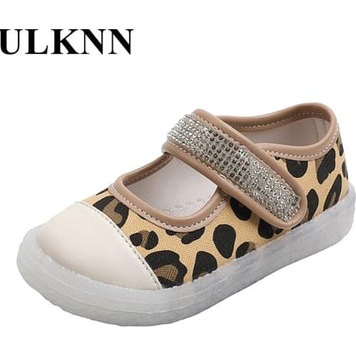 New Baby Toddler Shoes Boys Canvas Leather Shoes Single Breathable Girls Rhinestone Soft-soled Childrens Shoes 2021 Autumn