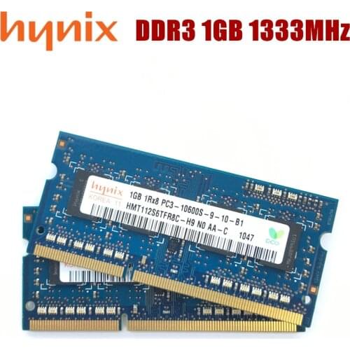 Hynix chipset 1GB 10600S PC3 DDR3 1GB 1333Mhz Laptop Memory Notebook Module SODIMM RAM