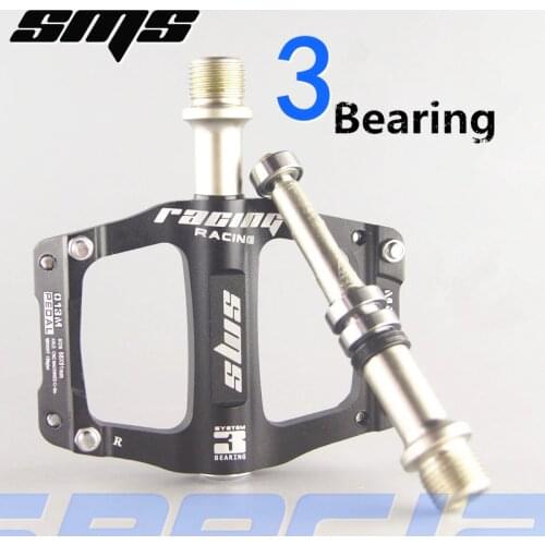1 pair CNC Aluminum Alloy Bicycle Pedal Platform Road Bike Pedals Ultralight MTB 3 Bearings Bicycle Pedal