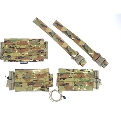For With TMC Emerson Compatible DMM-BS1 SS Frame Chest Rig Vest Full Set