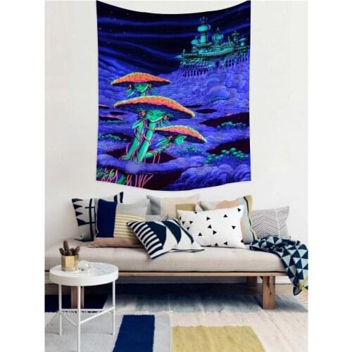 Psychedelic Abstract Wall Tapestry Art Decor Blanket Curtain Hanging Home Bedroom Living Room Decoration Polyester Hippie
