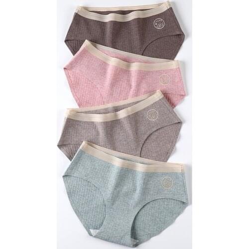 Sexy Ladies Panties Cotton Seamless Panty Briefs Large Size Female Triangle Underwear Breathable Quality Underpants Comfortable