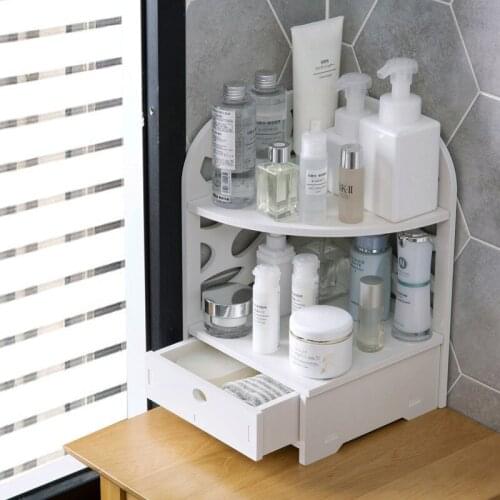 Three-Layer Multifunctional Storage Rack Bathroom Cosmetic Storage Rack Household Toiletries Rack Kitchen Spice Rack Accessories