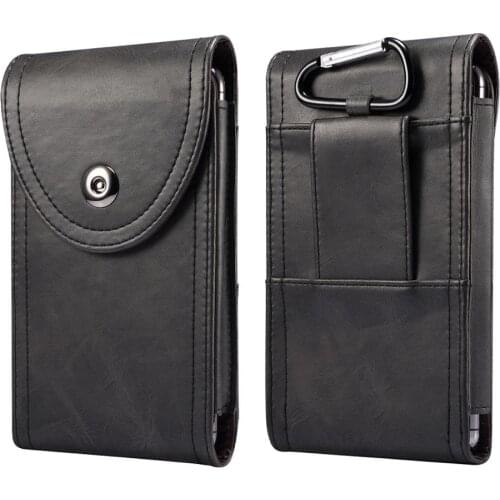 For Samsung universal mens waist bag for Mobile phones under 6.7 inches Hook Loop Holster Pouch Belt Waist Bag Cover for iphone