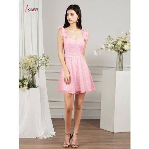 Fast Ship Short Prom Dresses With Sweetheart Off the Shoulder Pearls Beaded Feather Fashion Graduation Cocktail Party Women Gown